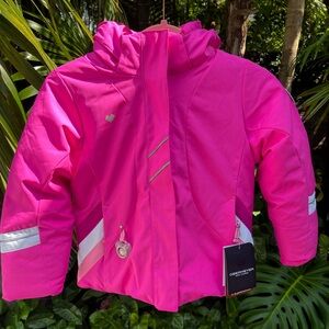 Pink waterproof jacket OBERMEYER